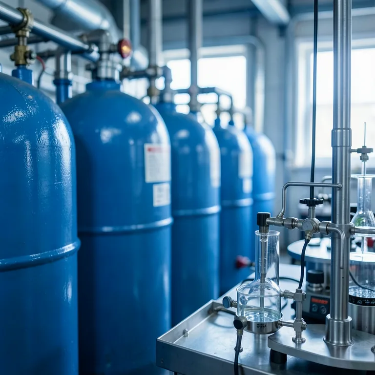 Vlastnosti a použití dusíku v chemii a průmyslu - ilustrační foto