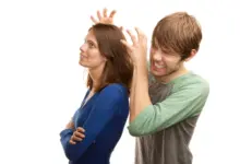 Man and woman arguing