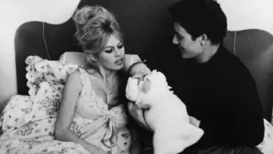 Brigitte bardot with baby and man