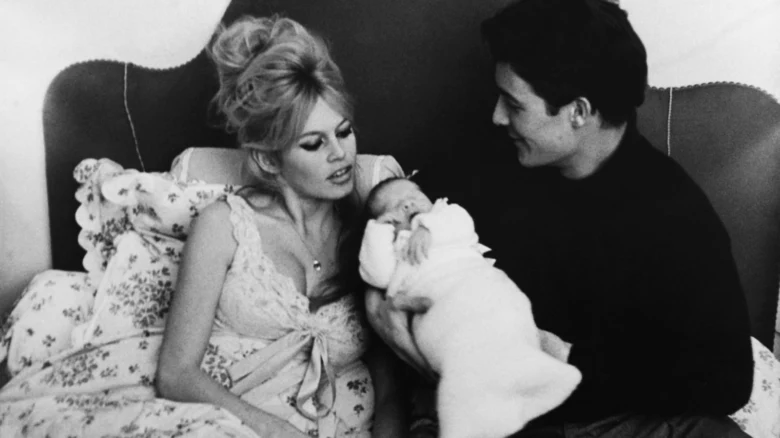 Brigitte bardot with baby and man