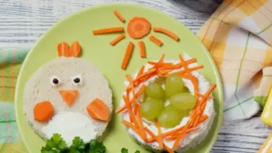 Kreativní dětská jídla pro jednoleté dítě na talíři