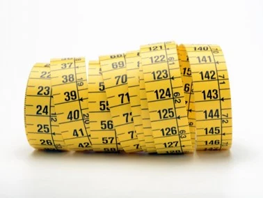 Yellow measuring tape